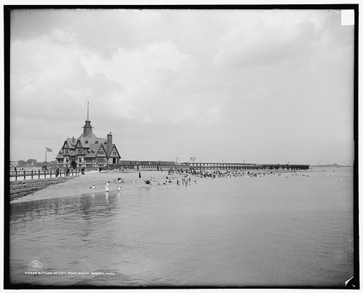 Bathing at City Point, South Boston, Mass.