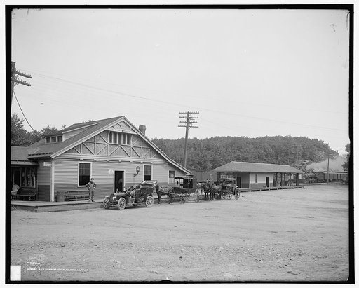 Railroad station, Magnolia, Mass.