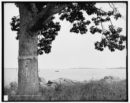 Glimpse of Baker's Island, Manchester, Mass.