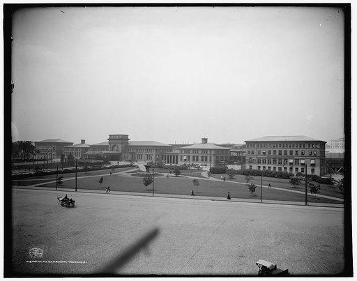 N.Y., N.H. & H. R.R. [i.e. New York, New Haven and Hartford Railroad] Depot, Providence, R.I.