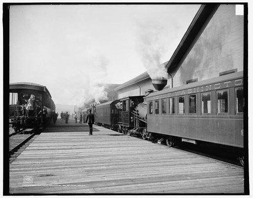 Base station, Mt. Washington Railway, White Mts., N.H.