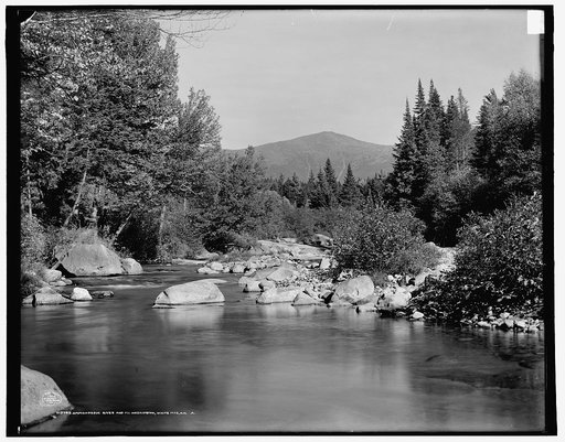 Ammonoosuc River and Mt. Washington, White Mts., N.H.