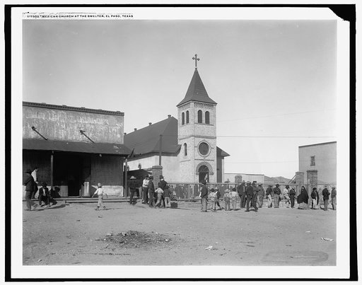 Mexican church at the smelter, El Paso, Texas