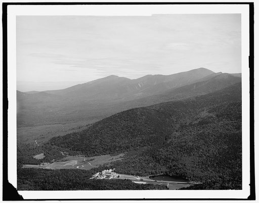Crawford House & Presidential Range from Mount Avalon, White Mts., N.H.