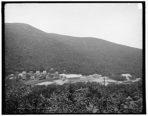 New Profile House and cottages, Franconia Notch, N.H.