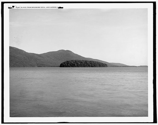 Dome Island from Sagamore dock, Lake George, N.Y.