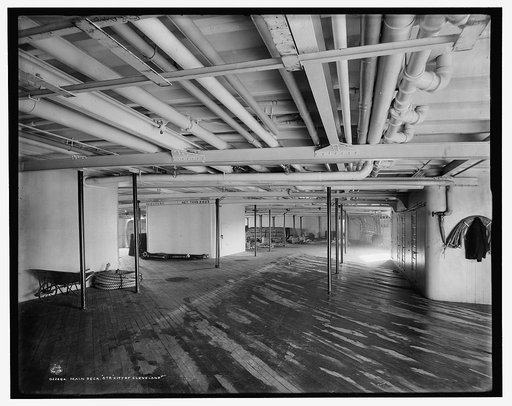 Main deck, Str. City of Cleveland, [Detroit & Cleveland Navigation Co.