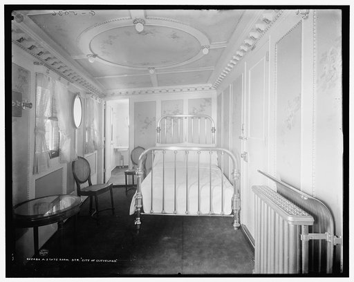 A State room, Str. City of Cleveland, [Detroit & Cleveland Navigation Co.