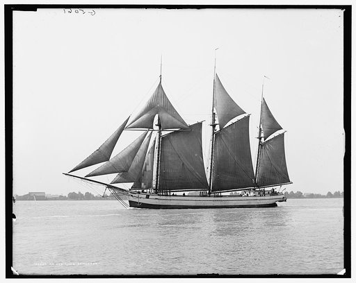 An Old time schooner