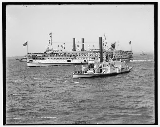 Strs. C.W. Morse and Norwich, the old and the new