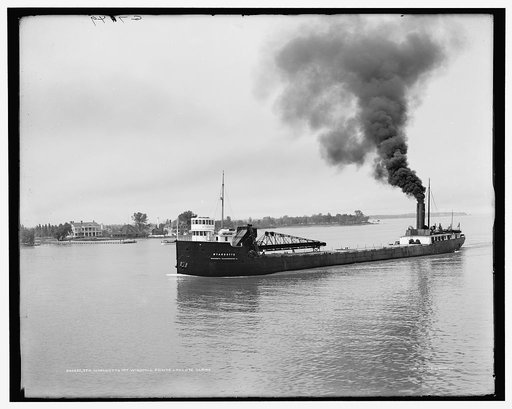 Str. Wyandotte, [Wyandotte Transportation Co.], off Windmill Pointe, Lake Ste. Claire