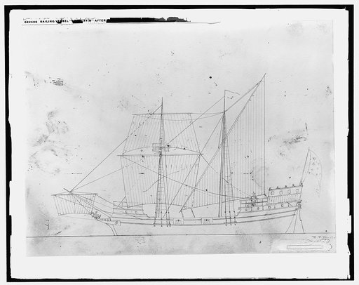 French] Sailing vessel Griffin after [engraving