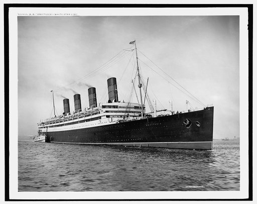 S.S. Aquitania, White Star Line
