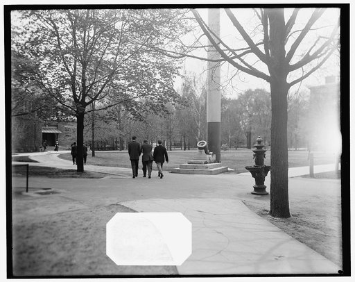 Students on the campus, Ann Arbor, Mich.