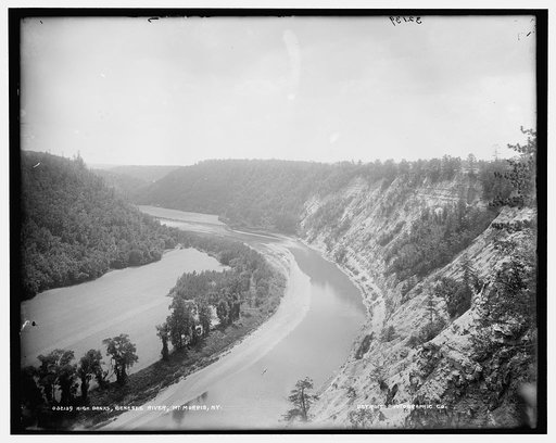 High banks, Genesee River, Mt. Morris, N.Y.