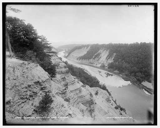 High banks, Genesee River, Mt. Morris, N.Y.