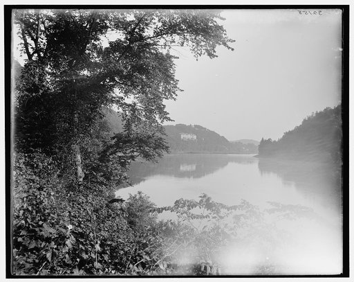 Delaware Water Gap, Kittatinny [House] in the distance, Pennsylvania