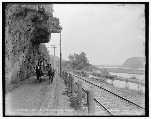 Hanging rock on the Susquehanna, near Danville, Pa.