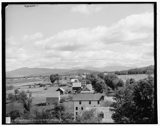 Birdseye view of Bethlehem Street, Bethlehem, N.H., White Mts.