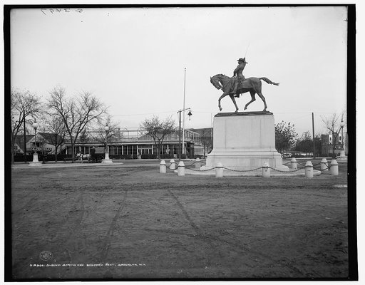 Slocum statue and Bedford rest, Brooklyn, N.Y.