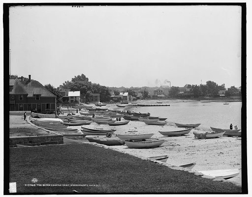 The Beach, looking east, Swampscott, Mass.