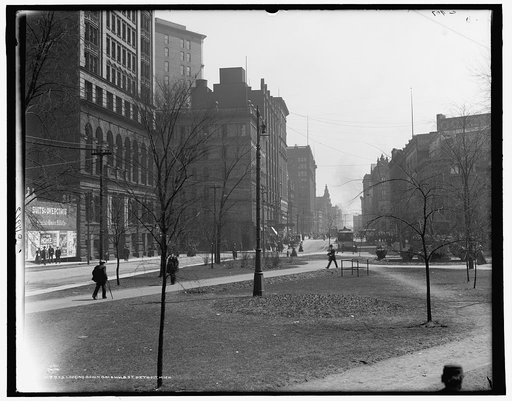 Looking down Griswold St., Detroit, Mich.