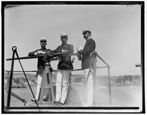 U.S.S. Nahant, group of officers