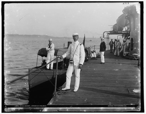 U.S.S. Nahant, officer of the deck