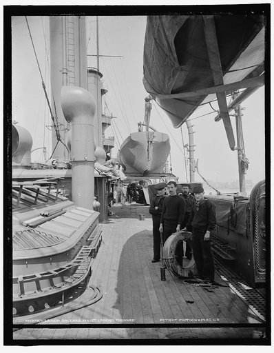 U.S.S. New Orleans, waste looking forward
