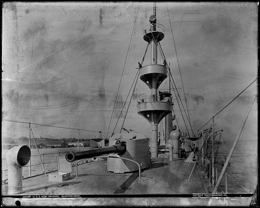U.S.S. New Orleans, quarter-deck