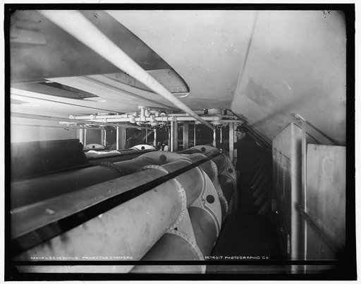 U.S.S. Vesuvius, projectile carriers