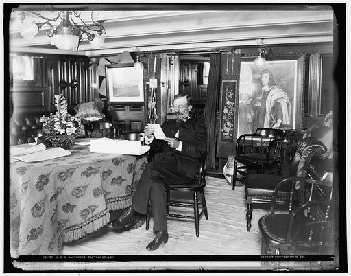 U.S.S. Baltimore, Captain Schley