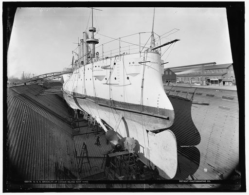 U.S.S. Brooklyn at League Island Navy Yard