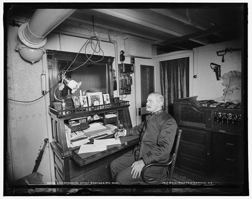 U.S.S. Brooklyn, chief engineer's room