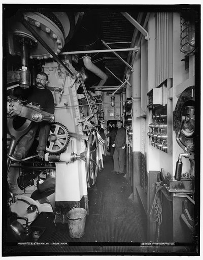 U.S.S. Brooklyn engine room