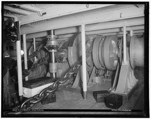 U.S.S. Brooklyn steam windlass