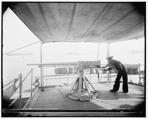 U.S.S. Brooklyn 6 pounder gun