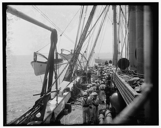 U.S.S. Hartford, small arm drill