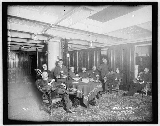 Ward room, U.S.S. Maine