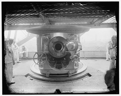 U.S.S. New York, breech of eight inch gun