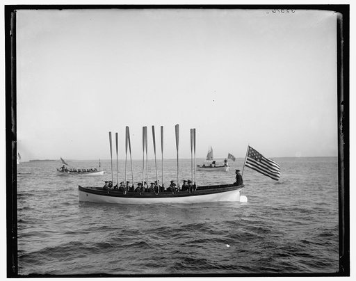 U.S.S. New York, boat drill