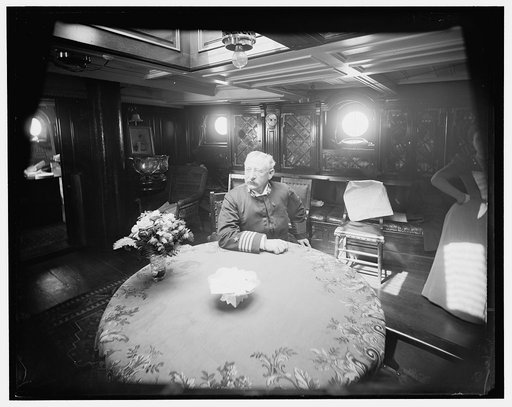 U.S.S. Raleigh, Capt. Coghlan in his cabin
