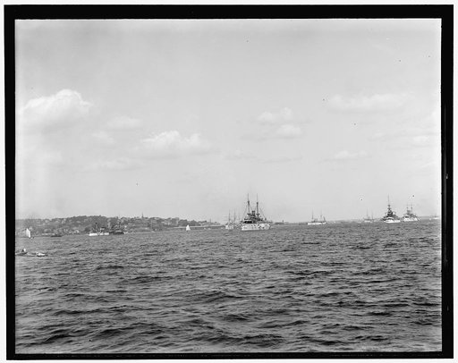 North Atlantic squadron at Tompkinsville
