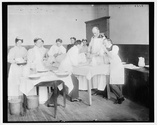 Operating room, Brooklyn Naval Hospital, [Brooklyn Navy Yard