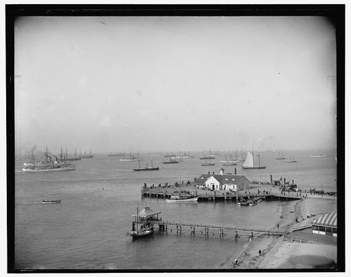 White Squadron at Hampton Roads