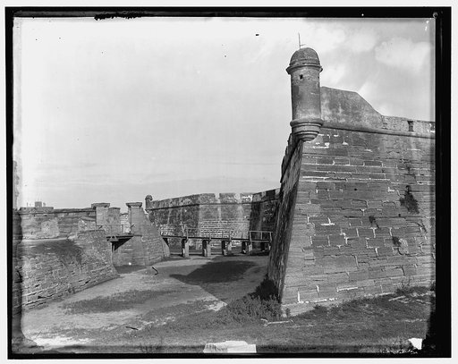 A Watch tower in Fort Marion, St. Augustine, Fla.