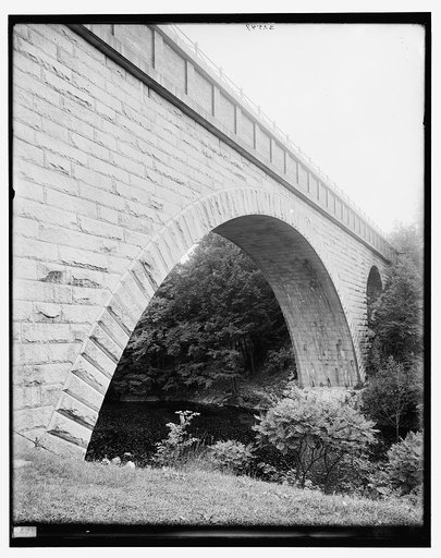 Charles River, Echo Bridge, Newton, Mass.