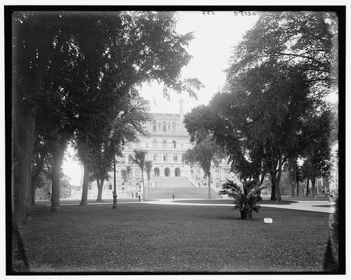 A Glimpse of the Capitol, Albany, N.Y.