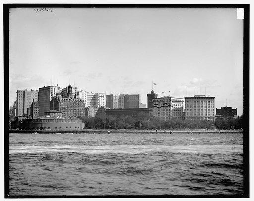 The Battery and Castle Garden (Castle Clinton), New York, N.Y.
