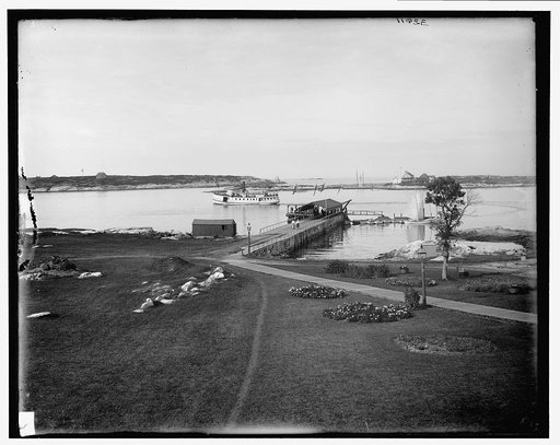 Boat landing at Star Island, Isles of Shoals, N.H.